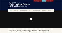 Desktop Screenshot of denverendocenter.com